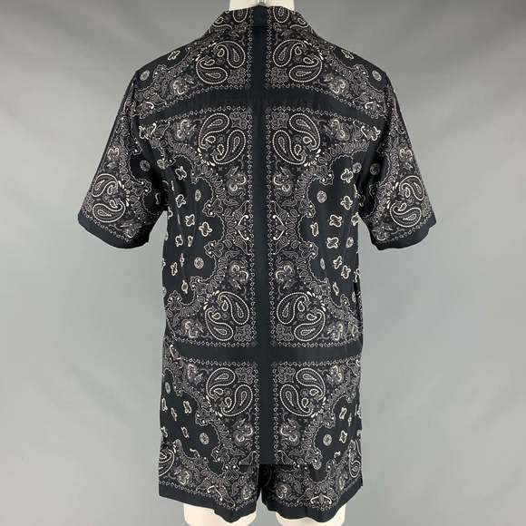 ALEXANDER WANG Black Bandana Silk Camp Set - Picture 4 of 8